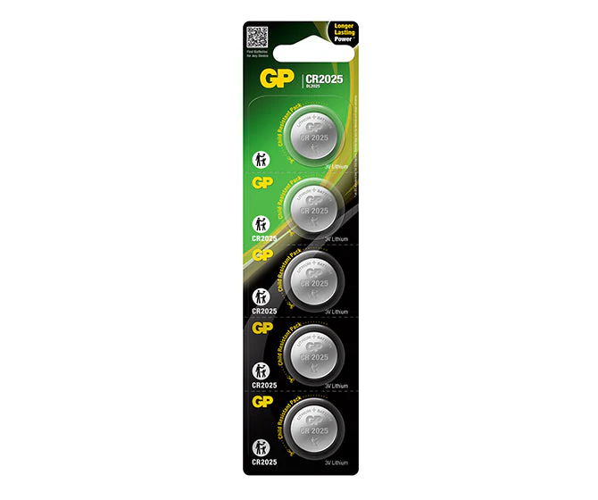 GP Lithium Coin Batteries CR2025 (DL2025) - Image 3