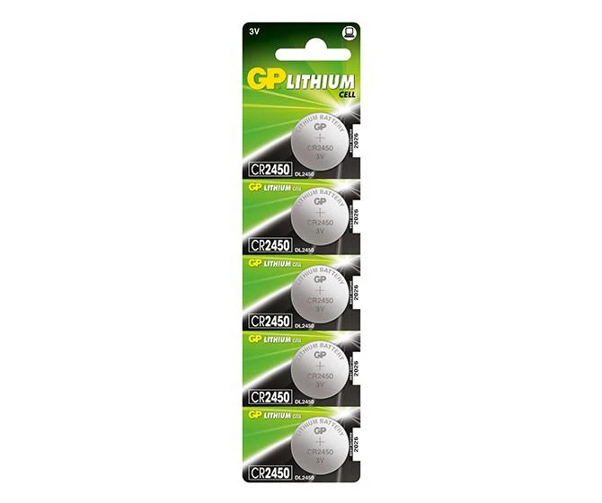 GP Lithium Coin Batteries CR2450 - Image 2